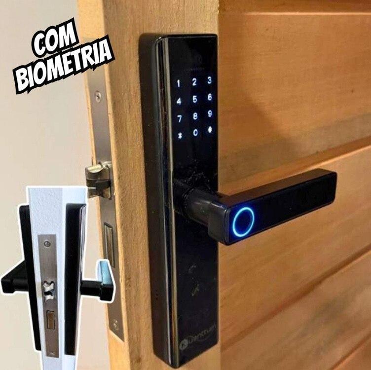 Fechadura Digital Biométrica Kuanttum Delta PRO WiFi