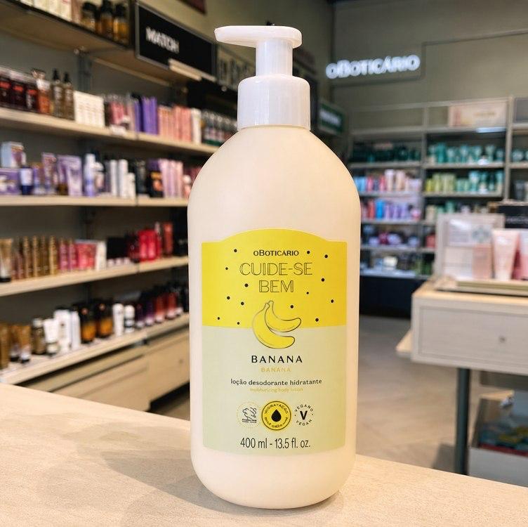 Loção Corporal Cuide-se Bem Banana O Boticário 400ml