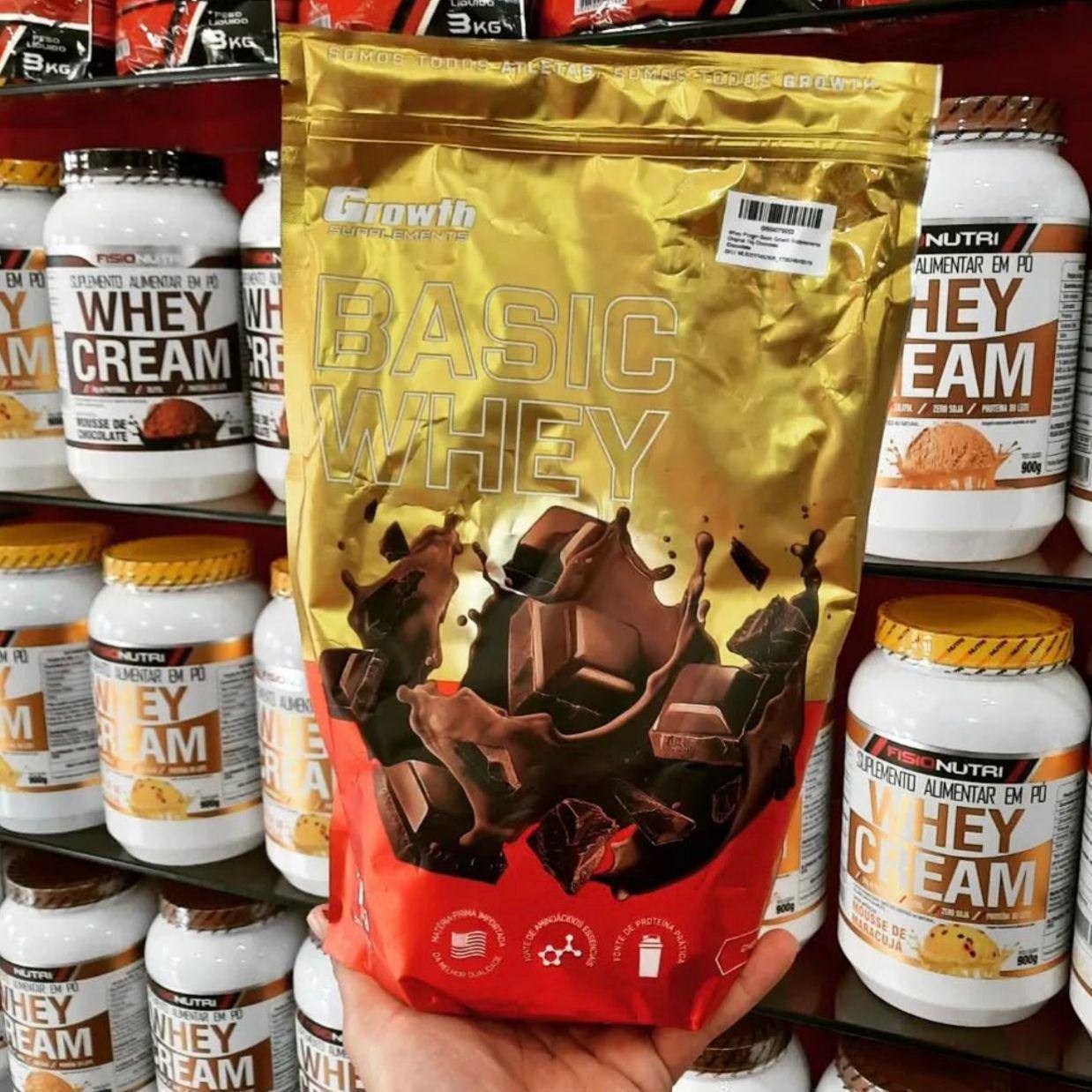 Basic Whey 1kg Growth Supplements Chocolate