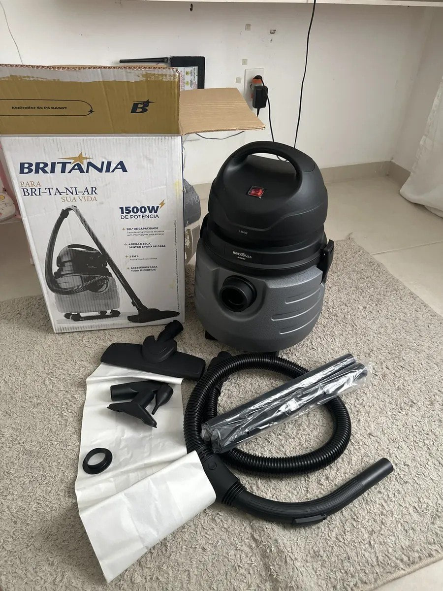 Aspirador de Pó Britânia BAS87 20L 1500W 220V