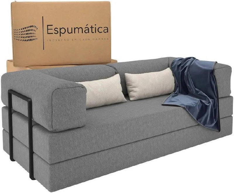 Sofá Cama Modular Espumática 180cm Industrial