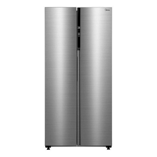 Geladeira Midea Frost Free Side By Side Inox 442L 110V