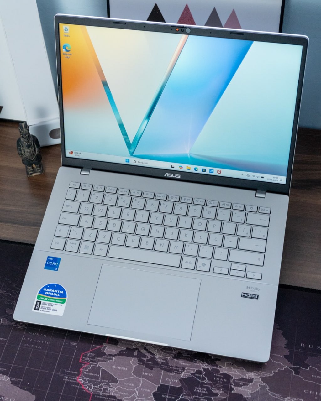 Notebook ASUS Vivobook S14 Intel Core Ultra 5 16GB 512GB