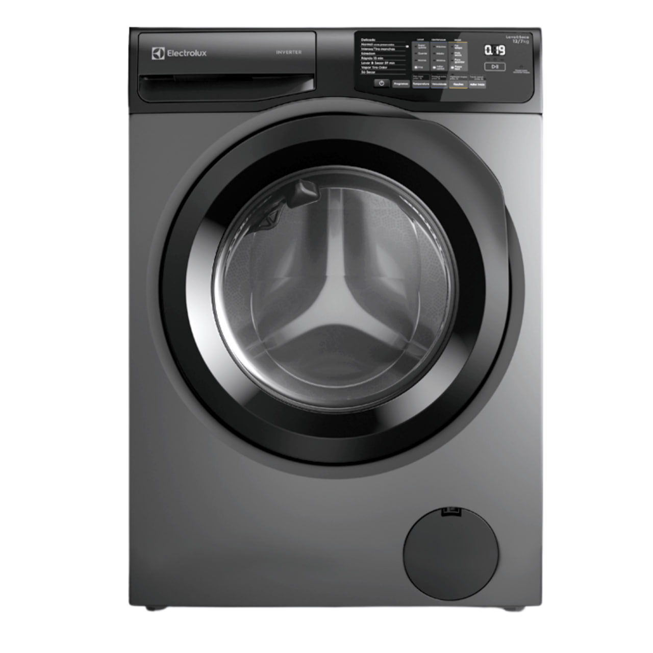 Lava e Seca Electrolux 12Kg Inox Inverter LSC12 220V