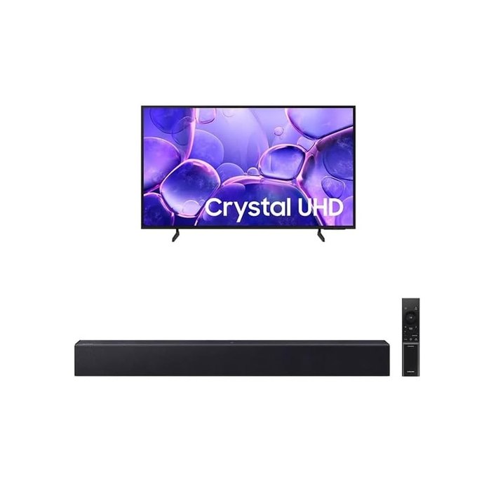 Smart TV 65" Crystal 4K Samsung U8100F + Soundbar B450F 2.1