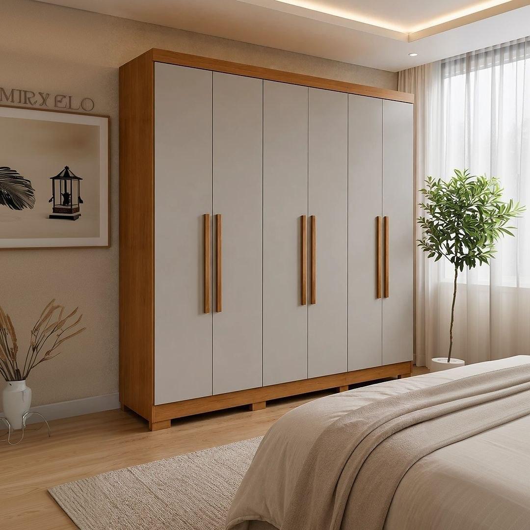 Guarda-roupa Casal 6 Portas 2 Gavetas França