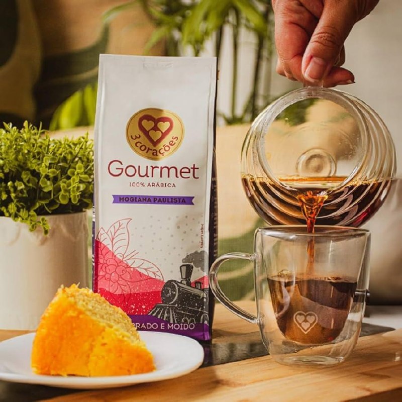 3 Corações Café Torrado e Moído Gourmet Mogiana Paulista 250g