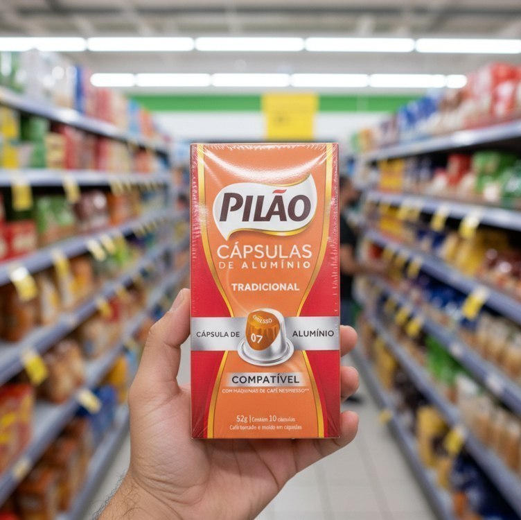 Café Pilão Cápsula Tradicional 52g - Pack 10 Unidades