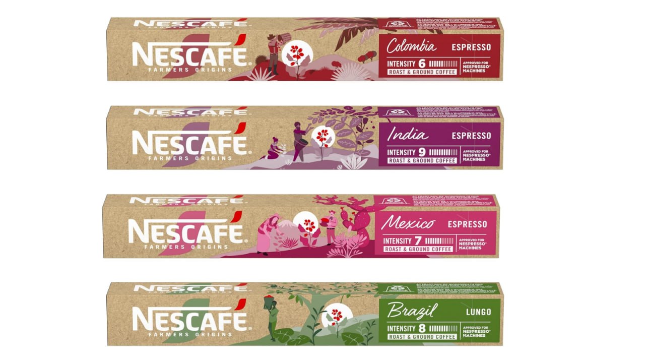 Cápsulas Nescafé Farmers Origins 10 Unidades