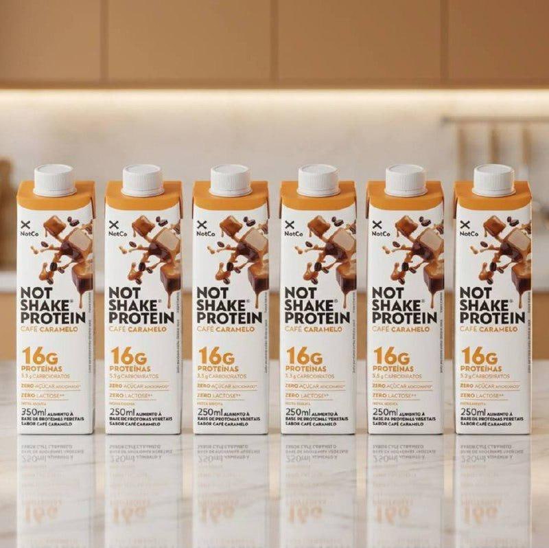 NotShake Protein Café Caramelo 250ml - 6 Unidades
