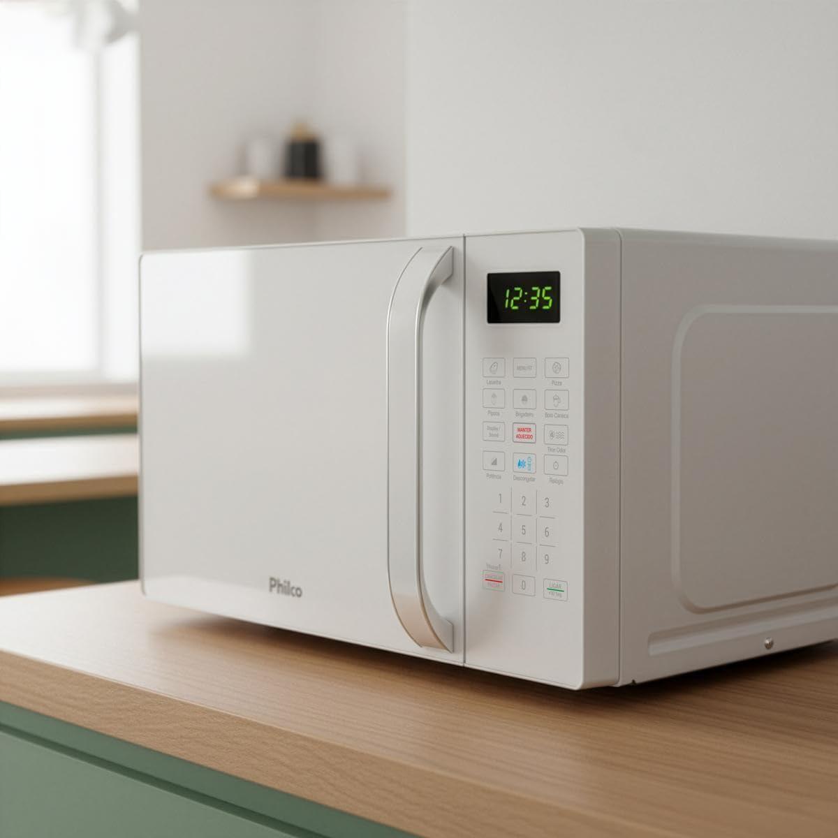 Micro-ondas Philco 20L Branco PMO23B 110V