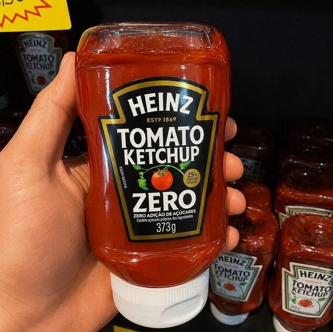 Heinz Ketchup Zero Açúcar 373g