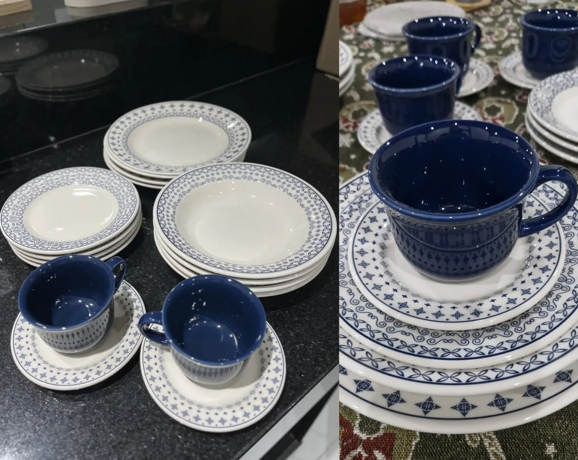 Aparelho de Jantar 20 Peças Luna Biona Donna 24