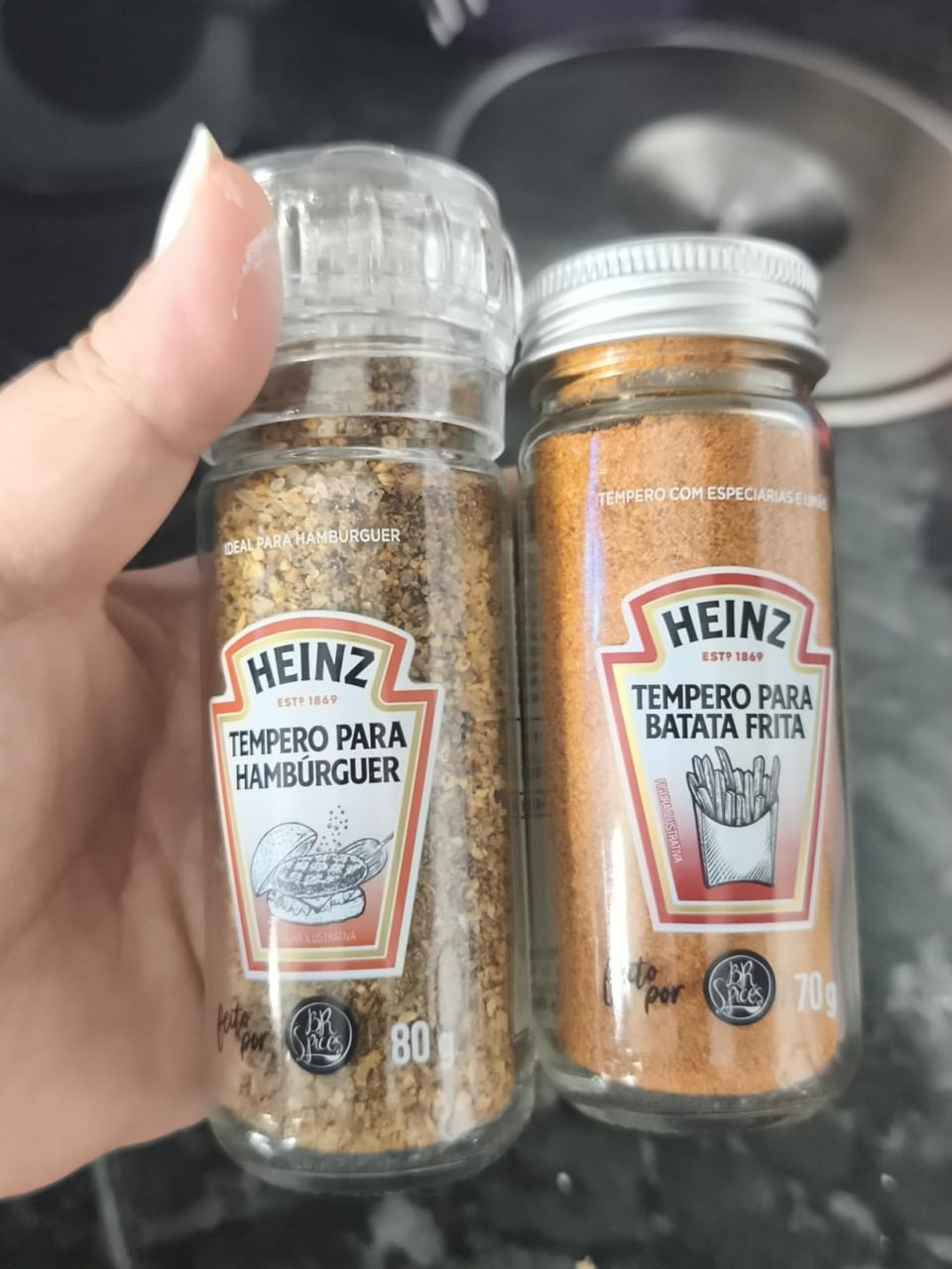 Kit Temperos Heinz para Hambúrguer e Batata 150g