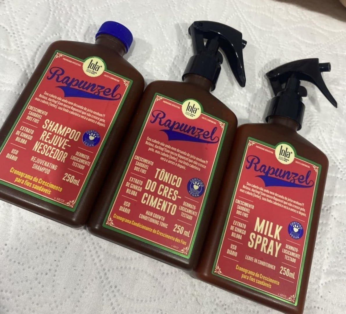 Kit Rapunzel Lola Shampoo + Tônico + Leave-In 250ml