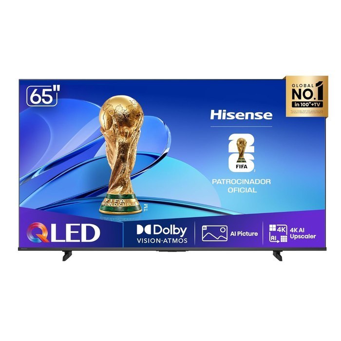 Smart TV 65" Hisense QLED 4K Q6Q