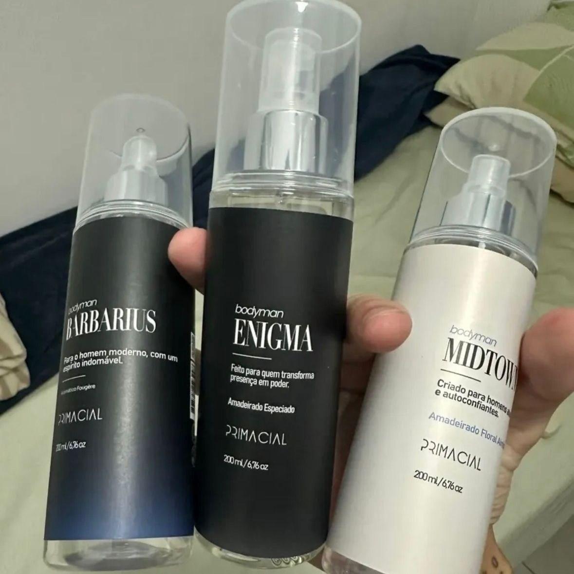 Kit Body Splash Barbarius + Midtown + Enigma 200ml