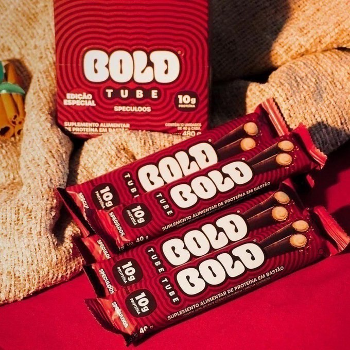 Chocolate Proteico Bold Avelã - Caixa 12 Unidades