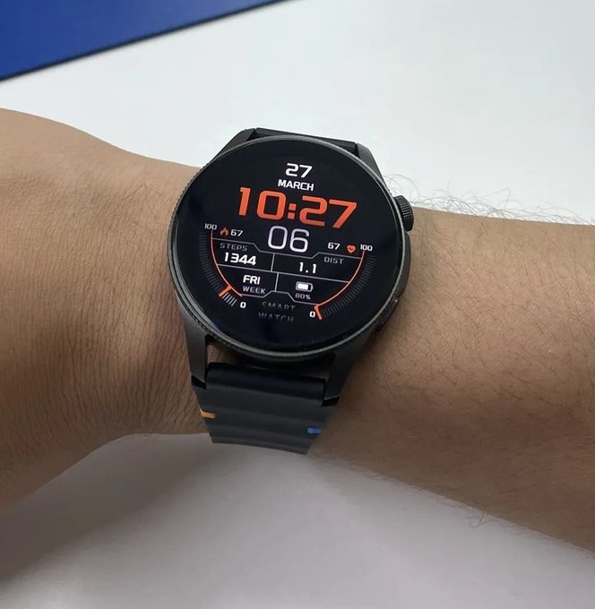 Smartwatch Aurafit Trek2 GPS À Prova D'água