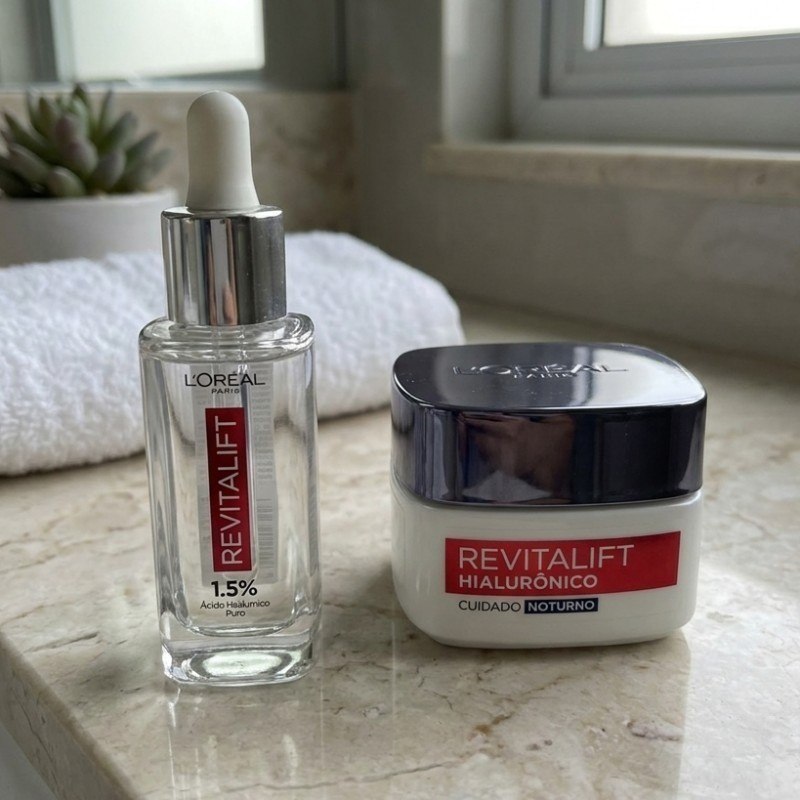 Kit Sérum Facial 30ml + Creme Anti-idade Revitalift L'oréal Paris 49g