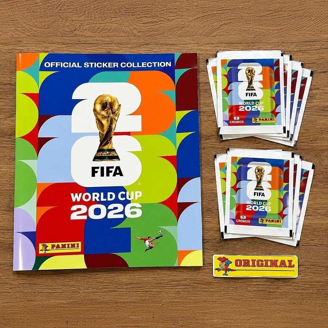 Álbum Figurinhas Oficial Copa do Mundo 2026 + 35 Figurinhas
