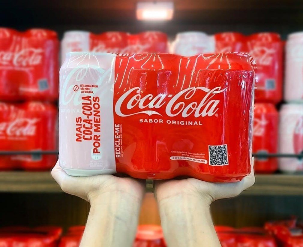 Coca-Cola 350ml - Pack com 6 Unidades
