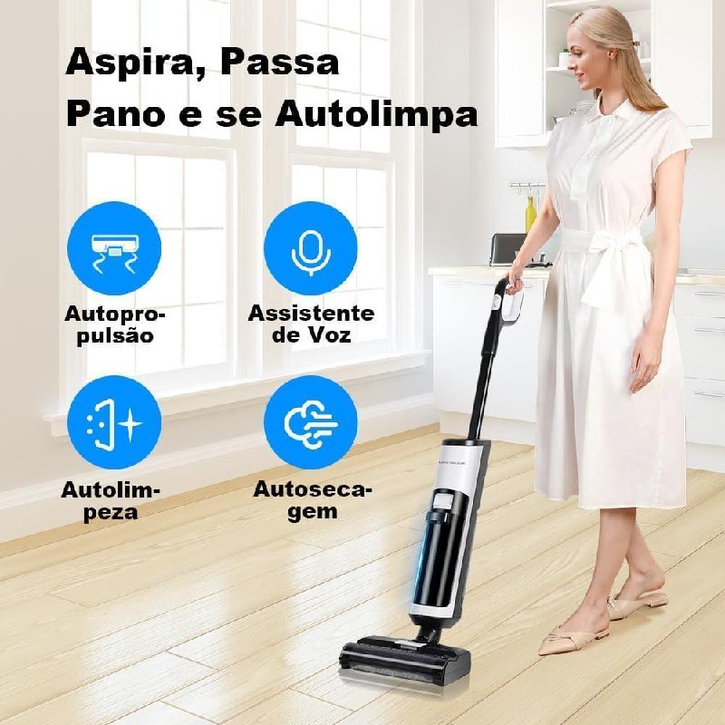 Aspirador Vertical Liectroux i7 Pro 3 em 1 Sem Fio