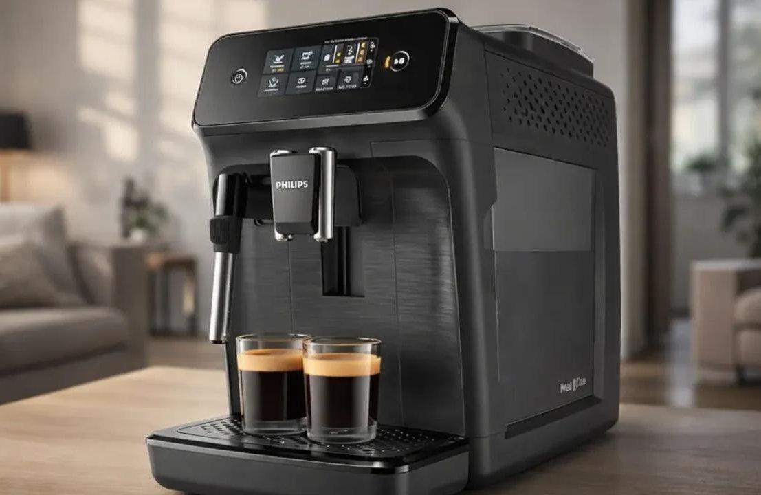 Cafeteira Espresso Automática Philips Walita Série 1200 Touchscreen 1500W