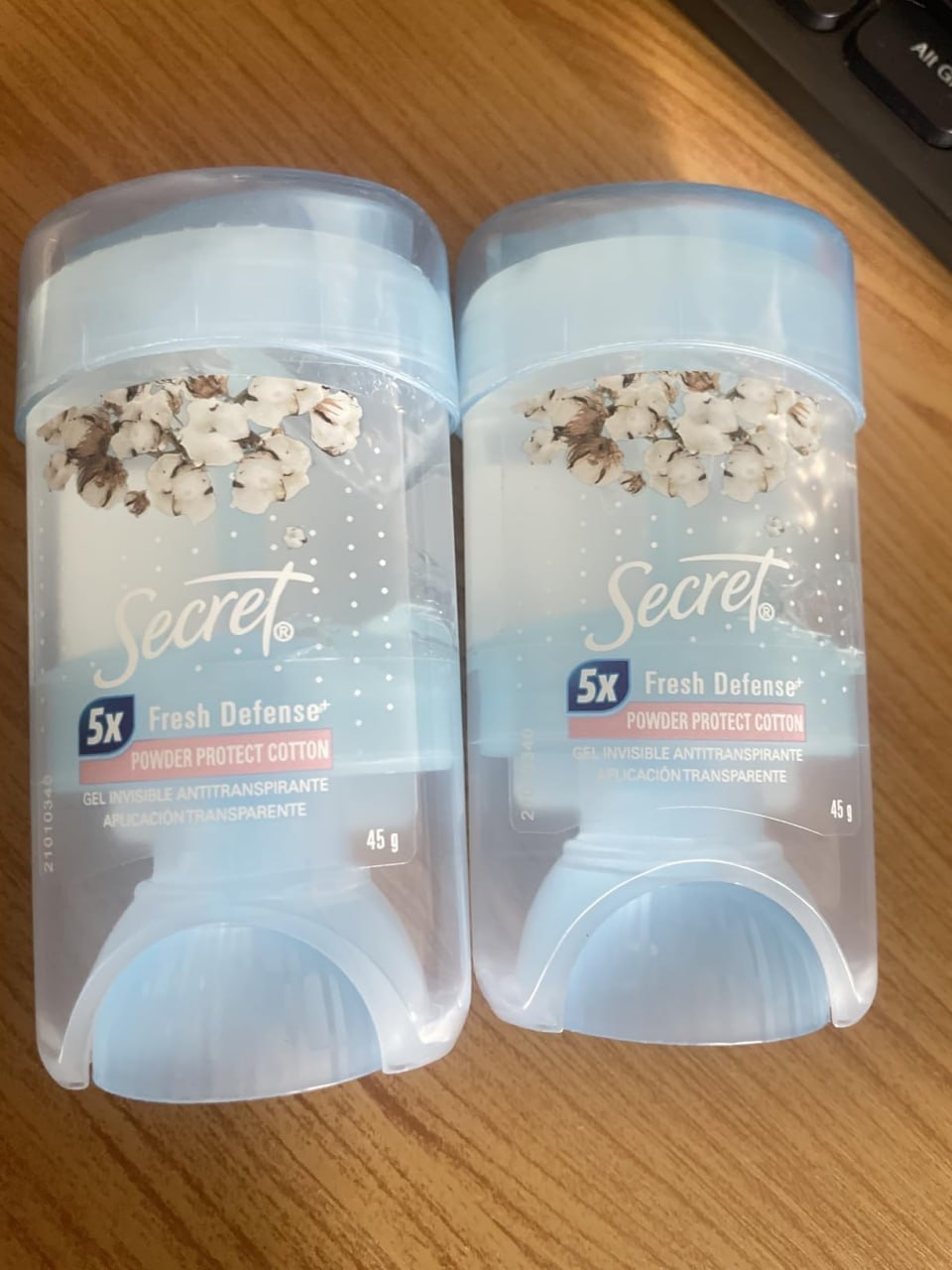Desodorante Secret Gel Proteção Algodão 45g