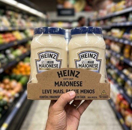 Pack 2 Un. Heinz Maionese Tradicional 400g