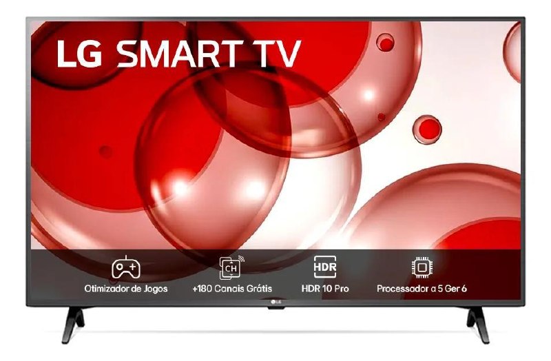 Smart TV LG 43" Full HD A5 Geração AI Alexa WebOS 23