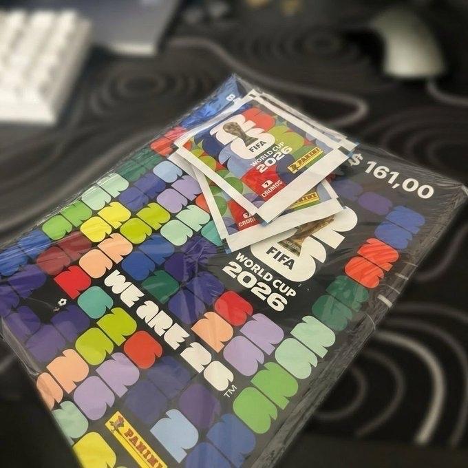 Kit 24 Envelopes Figurinhas Copa do Mundo 2026 + Cartela Oficial