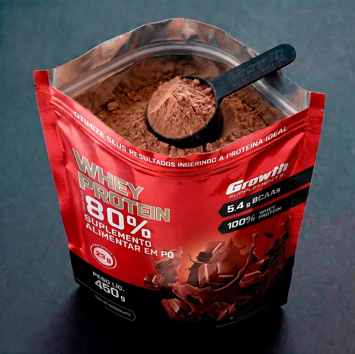 Whey Protein Concentrado 450g Growth Supplements