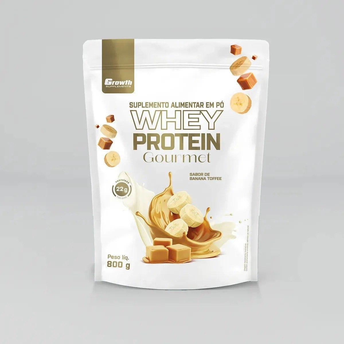 Whey Protein Gourmet 800g Growth Supplements Banana Toffee