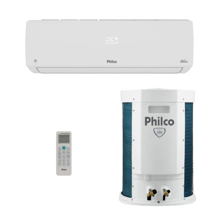Ar-Condicionado Split HW Inverter R-32 Philco 24.000 BTUs Só Frio
