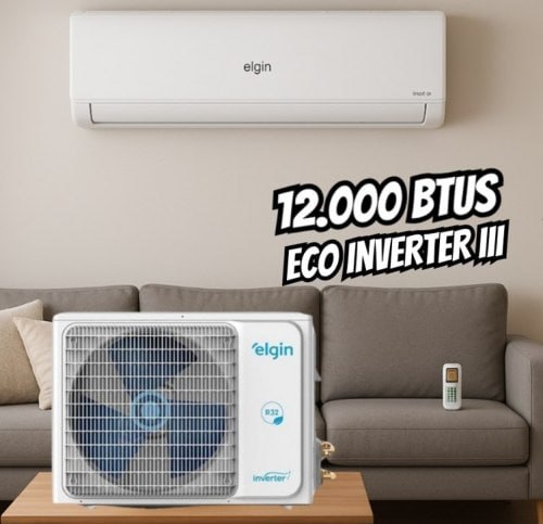 Ar Condicionado Split Inverter Elgin 12.000 BTUs 220V Hi-Wall