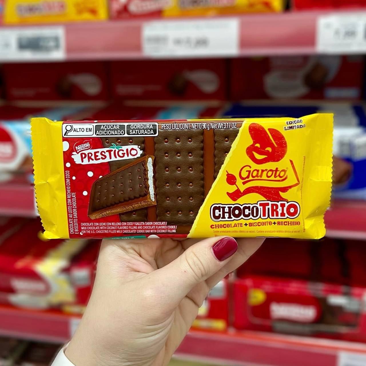 Chocolate ChocoTrio Prestígio Garoto 90g
