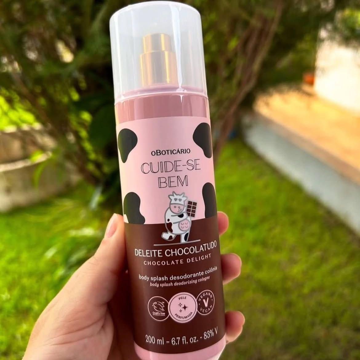 Body Splash O Boticário Cuide-se Bem Deleite Chocolatudo 200ml