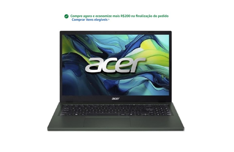 Notebook Acer Aspire Go 15 i5 13ª Geração 16GB RAM 512GB SSD