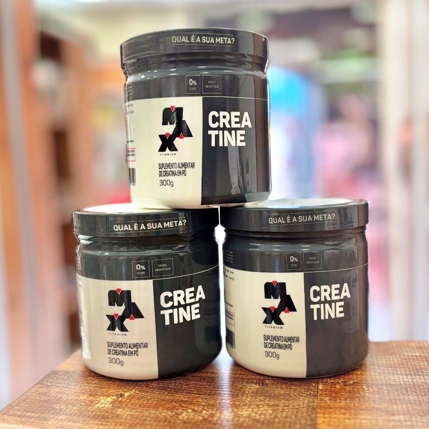 Kit 2 Creatina 100% Max Titanium 300g