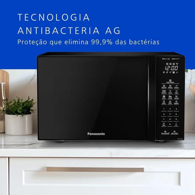 Micro-ondas Panasonic Dupla Refeição 34L Black