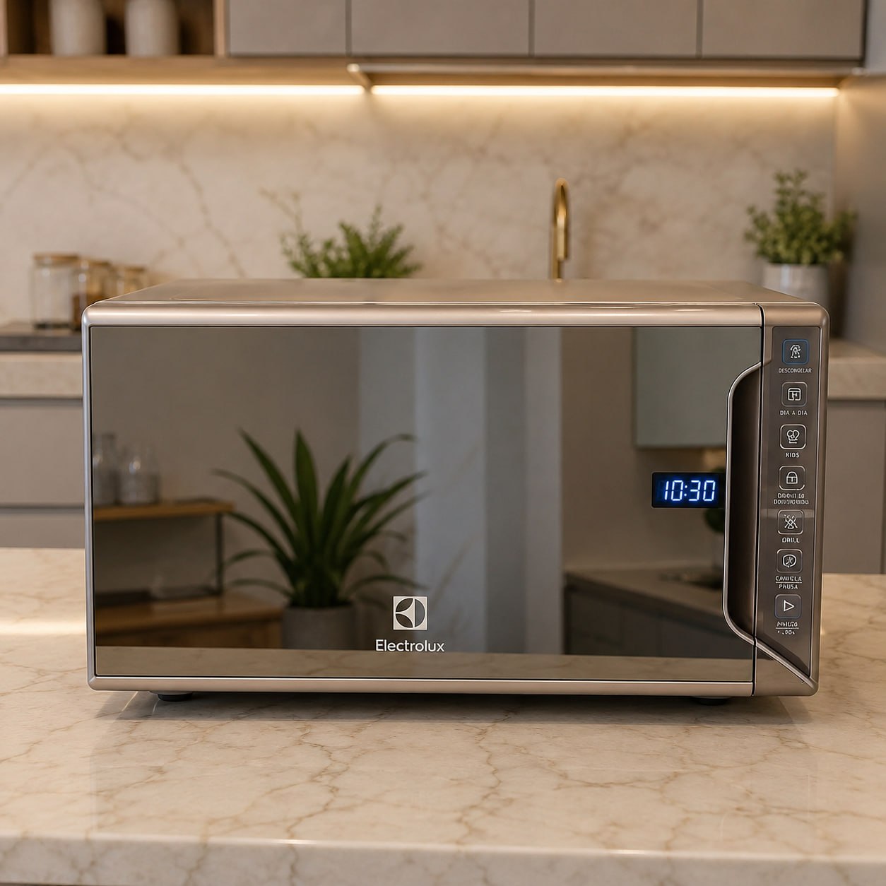 Micro-ondas Electrolux 31L Inox MI41S Painel Integrado