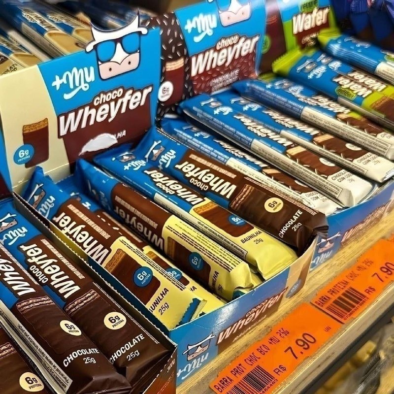 Chocowheyfer Proteico Sabor Baunilha 12 Unidades 25g