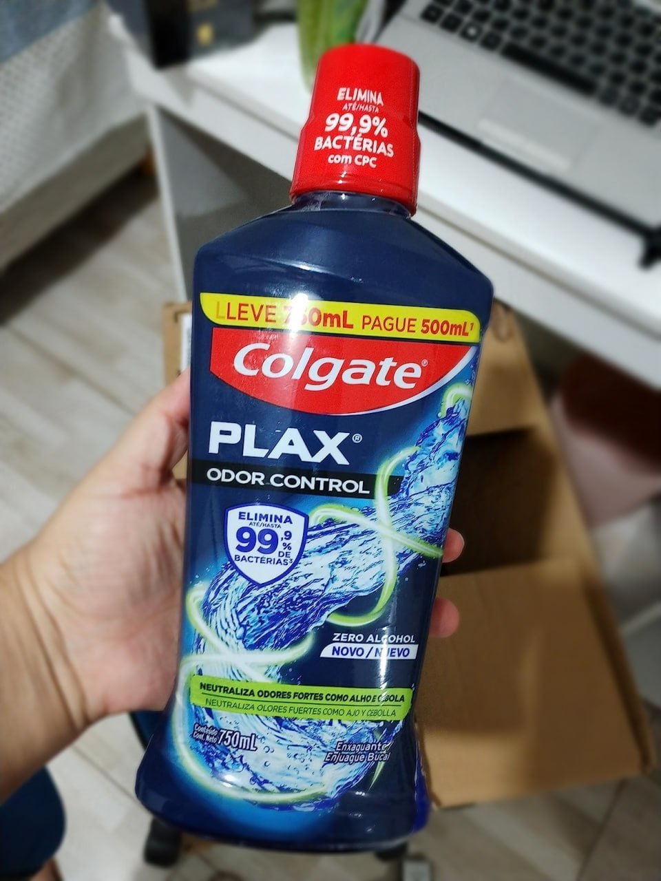 Colgate Plax Odor Control Enxaguante Bucal 750ml