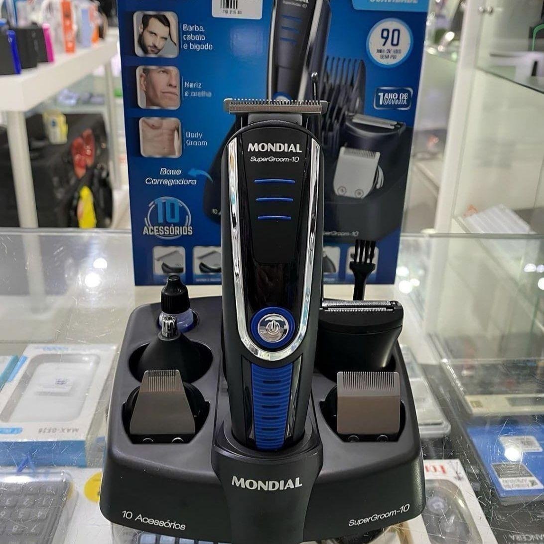 Aparador de Pelos Super Groom 10 Mondial 6W Bivolt BG-03