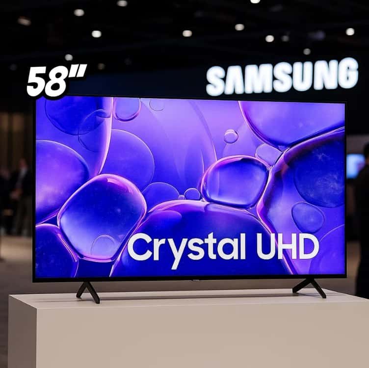 Samsung Smart TV 58" Crystal UHD 4K 2025