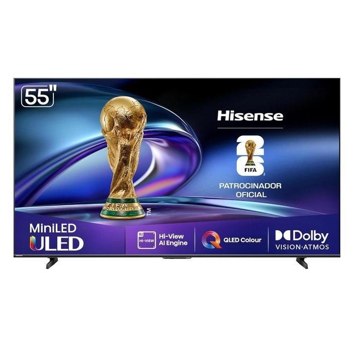 Smart TV 55" Hisense 4K Mini LED (55U6QV)