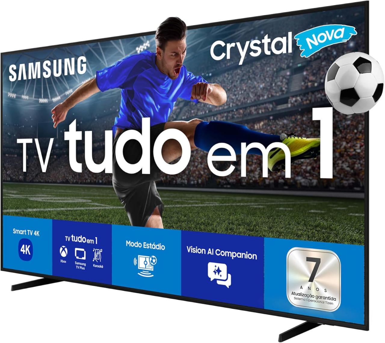 Samsung Smart TV 65" Crystal UHD 4K U8100F 2025