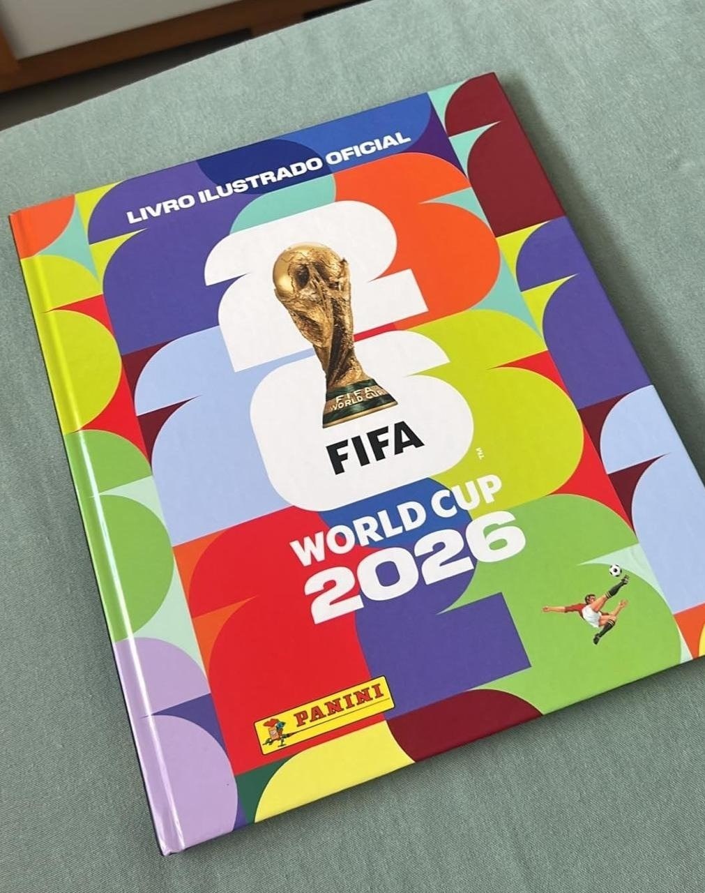Álbum de Figurinhas Copa do Mundo 2026 FIFA World Cup Capa Dura