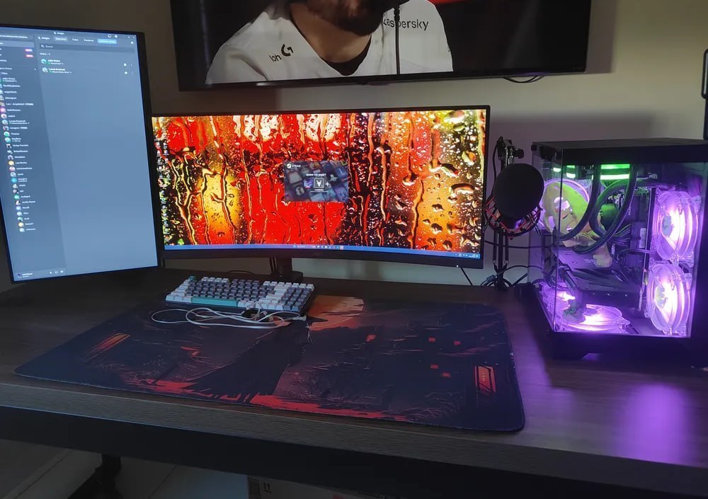 Monitor Gamer AOC Agon Curvo 34" Ultrawide WQHD 180Hz
